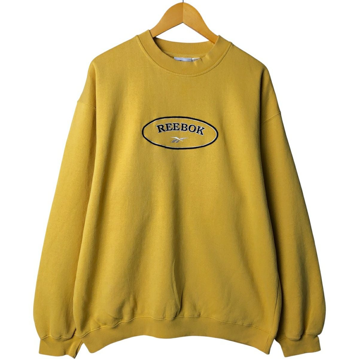古着 90年代 リーボック Reebok モックネック スウェットシャツ