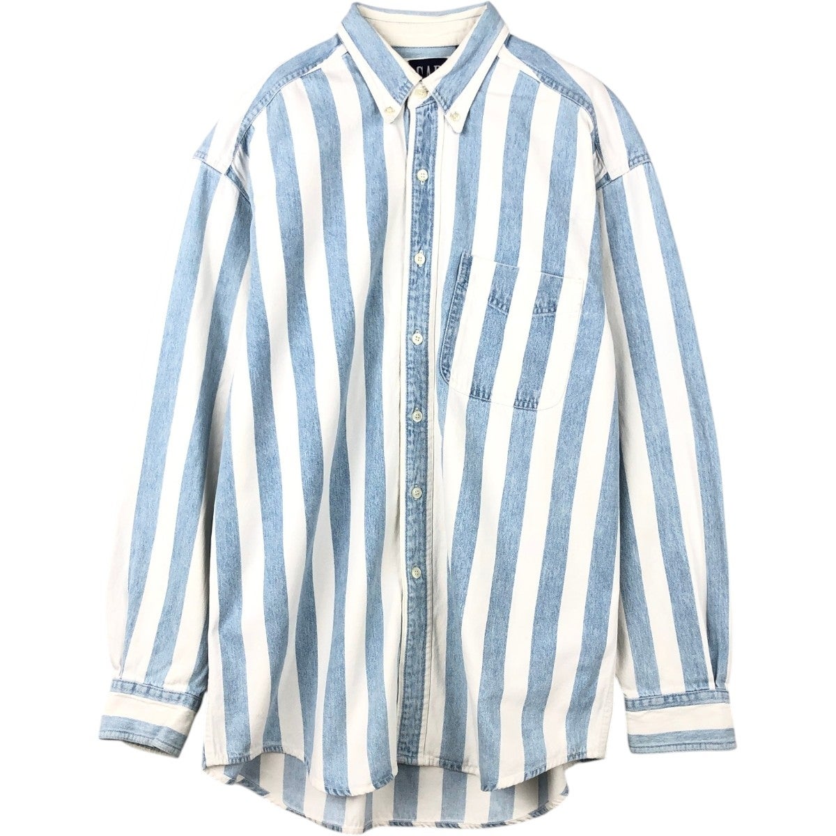 古着 90年代 ギャップ GAP オールドギャップ ボーダー柄 長袖 ラガー