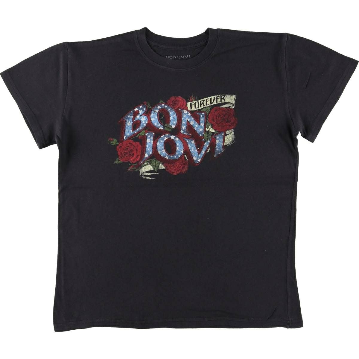 古着 BON JOVI ボンジョヴィ バンドTシャツ バンT メンズXL相当