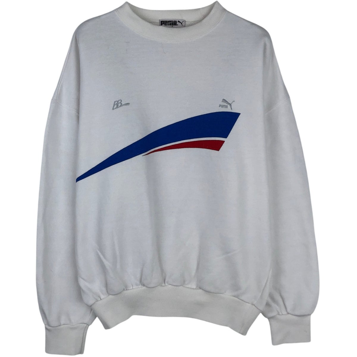 古着 80年代 プーマ PUMA ロゴスウェットシャツ トレーナー メンズXXL
