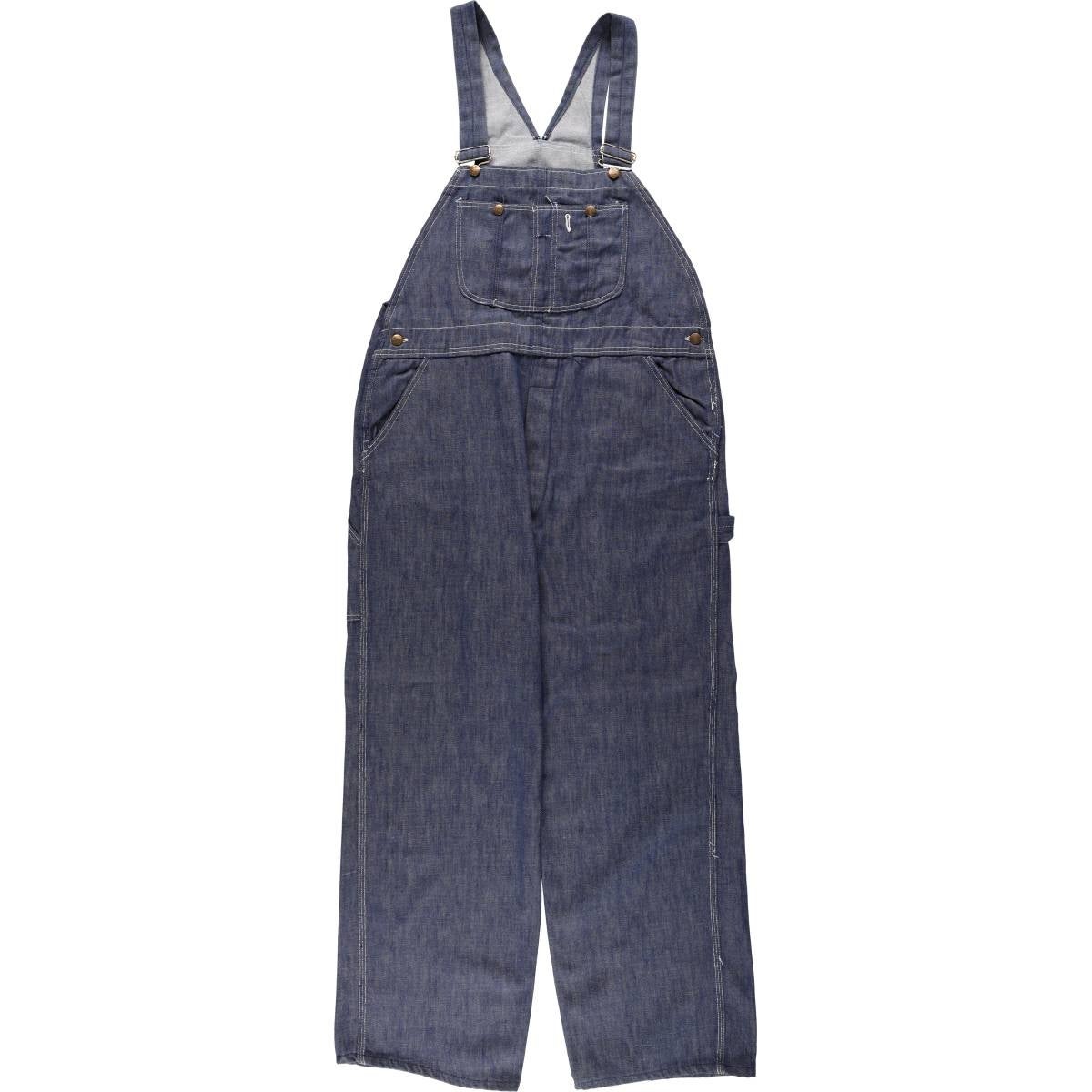 古着 70年代 シアーズ Sears TOUGHSKINS エプロン付き ヒッコリー
