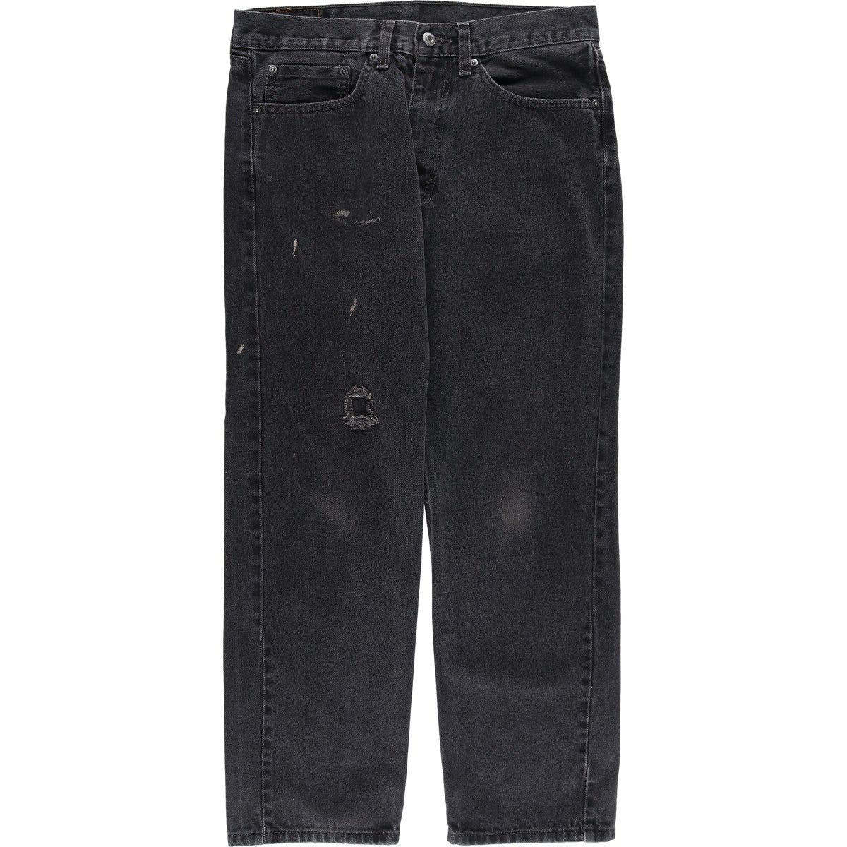 古着 リーバイス Levis 505 ブラックデニム テーパードデニムパンツ