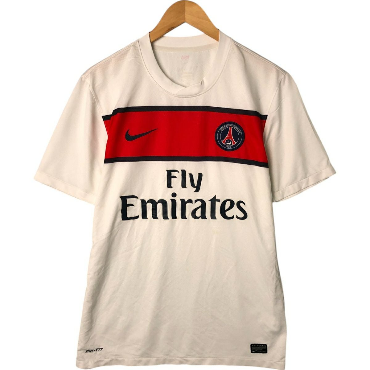 NIKE ゲームシャツ　サッカーシャツ　Tシャツ　パリサンジェルマン古着　8#a 古着 ナイキ NIKE DRI-FIT LIGUE 1 リーグアン Paris Saint-Germain FC