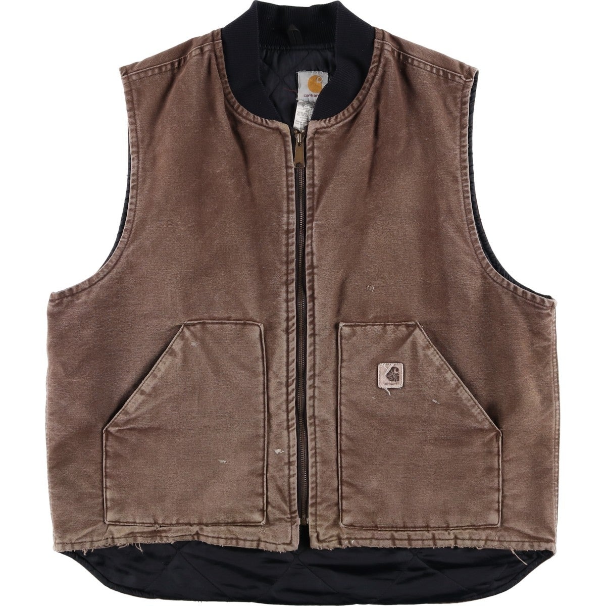 古着 00年代 カーハート Carhartt ワークベスト USA製 メンズXXL相当