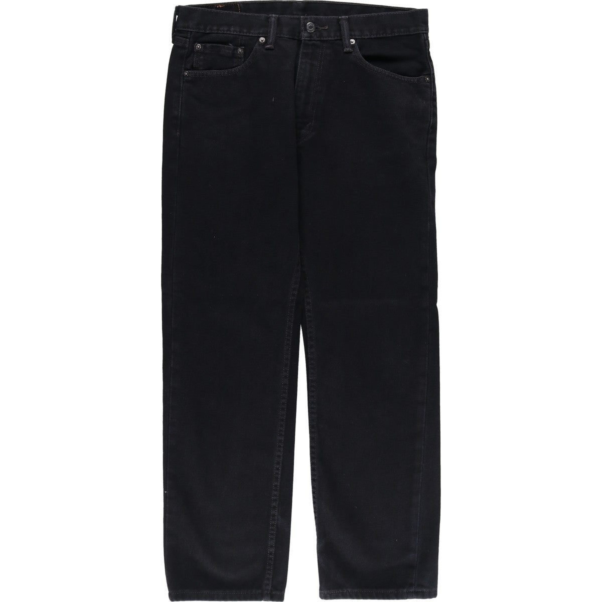 古着 リーバイス Levi's 505 ブラックデニム テーパードデニムパンツ メンズw35相当/eaa614692 古着 リーバイス Levis 505 ブラックデニム テーパードデニムパンツ