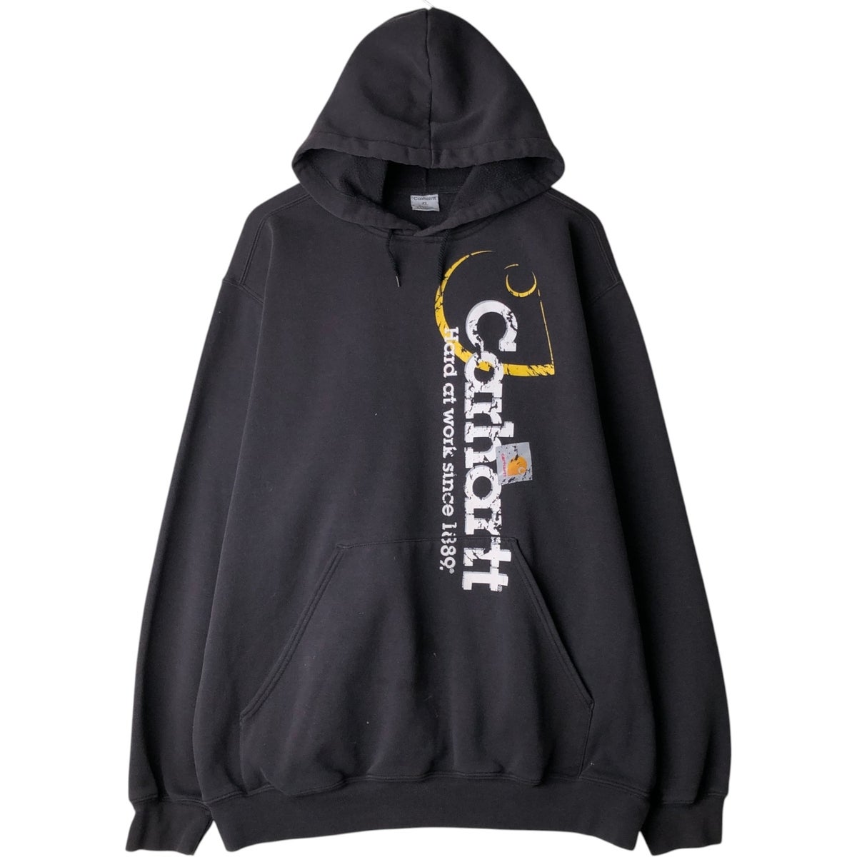 古着 カーハート Carhartt スウェットプルオーバーパーカー メキシコ製