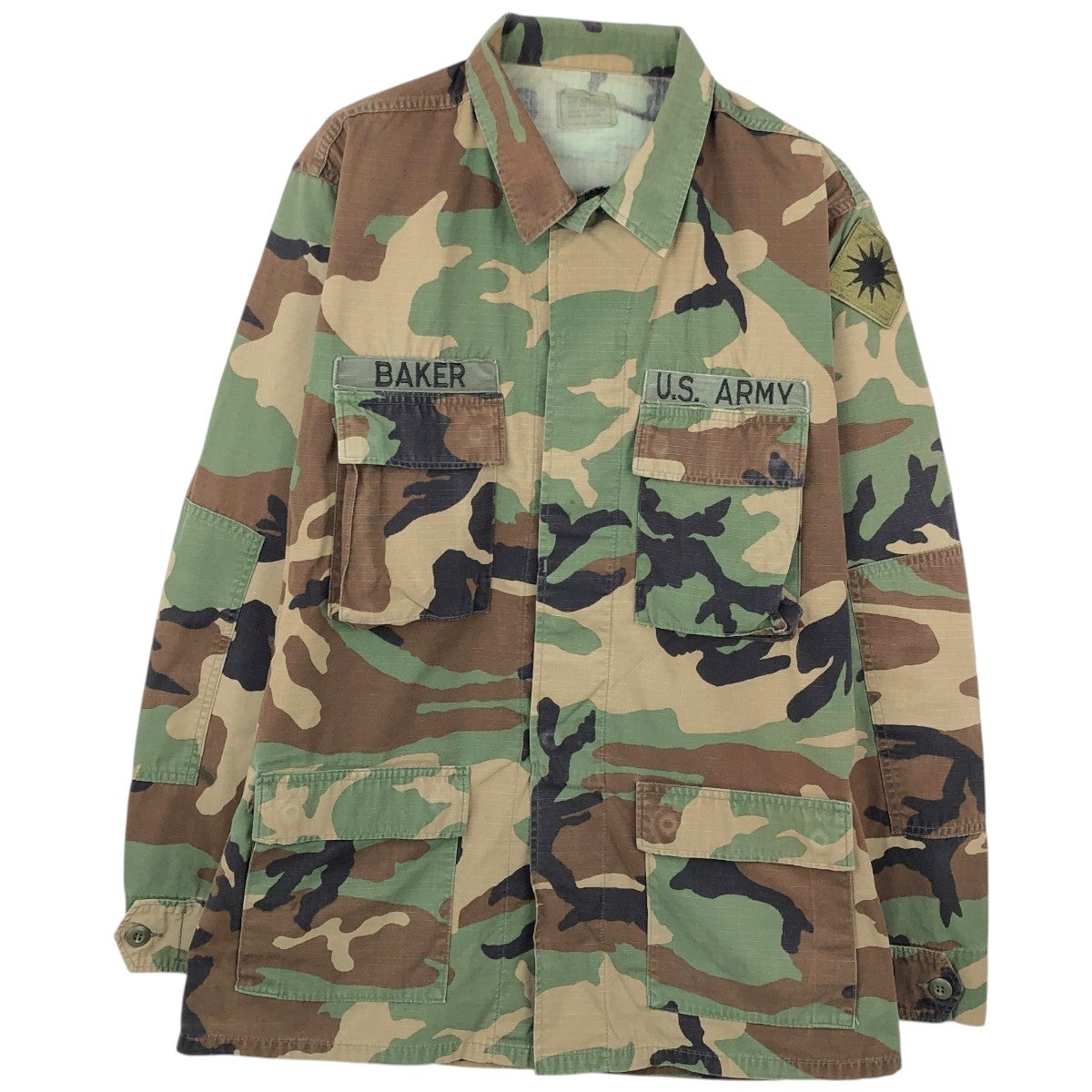 古着 米軍実品 迷彩柄 ウッドランドカモ B.D.U ミリタリージャケット