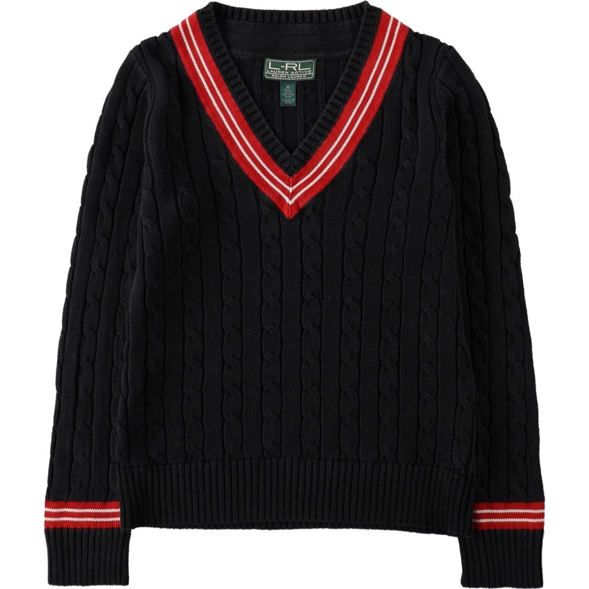古着 ラルフローレン Ralph Lauren L-RL LAUREN ACTIVE ケーブル編み