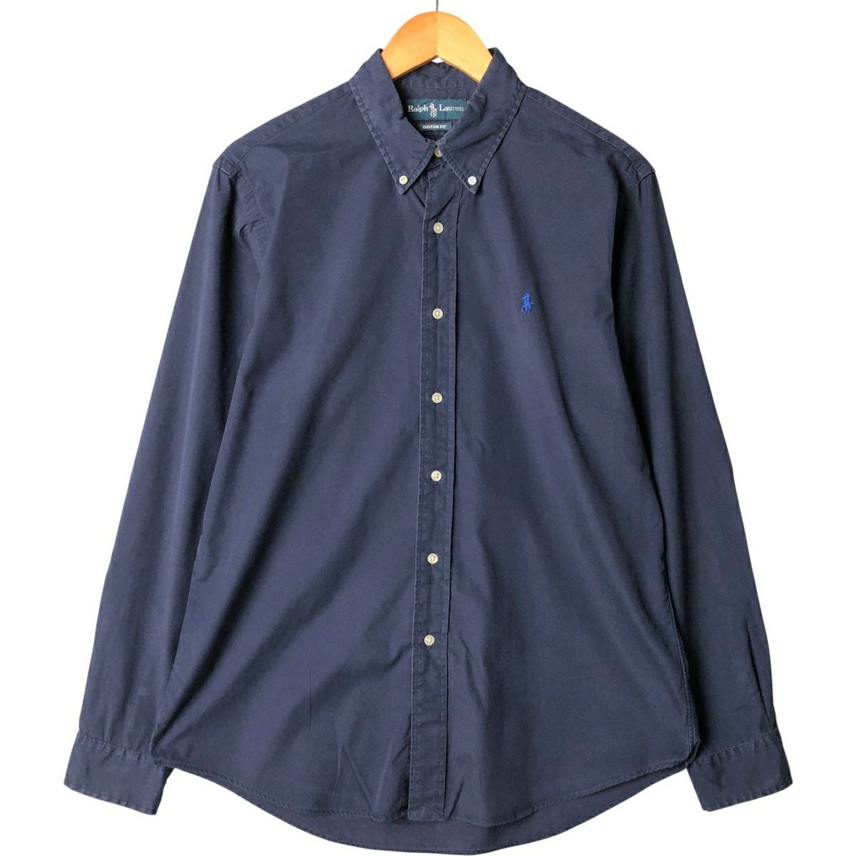 古着 ラルフローレン Ralph Lauren CUSTOM FIT 長袖 ボーダー