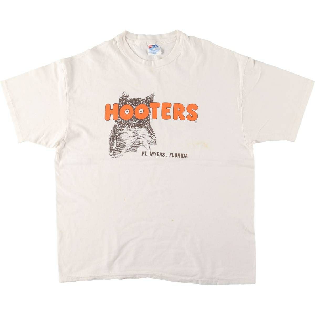 古着 90年代 ヘインズ Hanes HOOTERS フーターズ アドバタイジングT