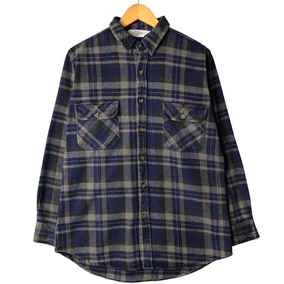 古着 OZARK WILDERNESS OUTFITTERS 長袖 フランネルチェックシャツ