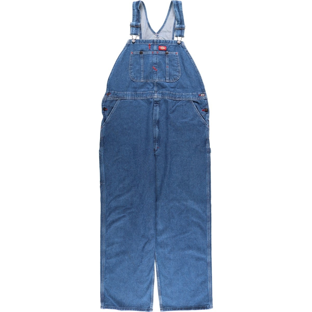古着 ディッキーズ Dickies ヒッコリーストライプ オーバーオール USA