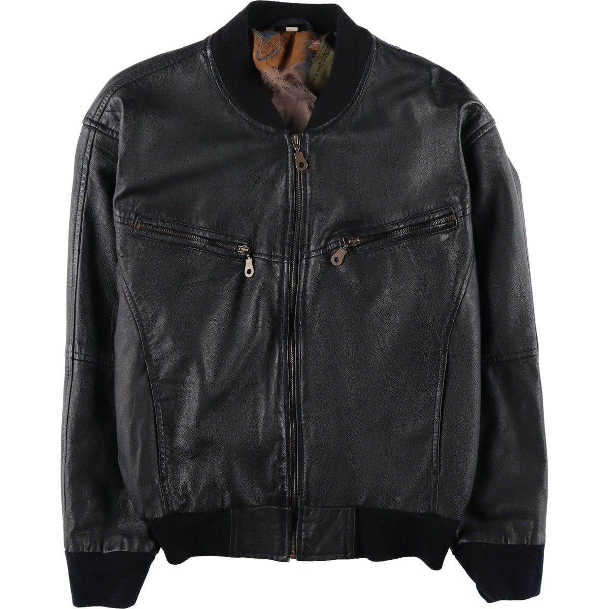 US古着vintage【本革レザー 中綿ベスト】オーバーサイズ メンズ2~3XL 古着 レザーベスト メンズL相当 /eaa629237 【中古】 【260423