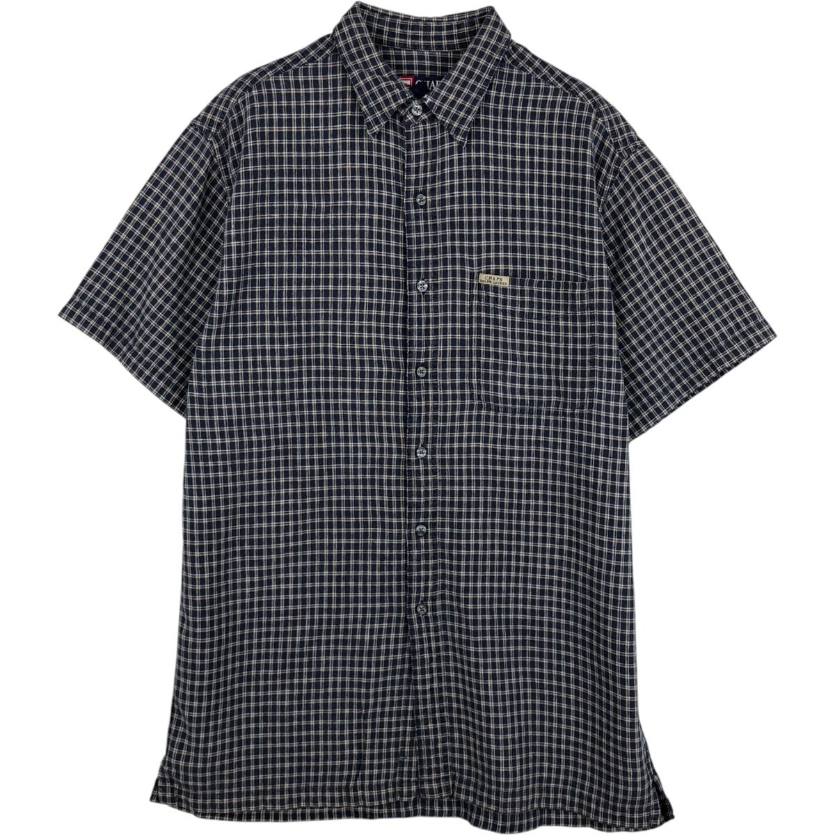 古着 ラルフローレン Ralph Lauren CHAPS チャップス 総柄 半袖