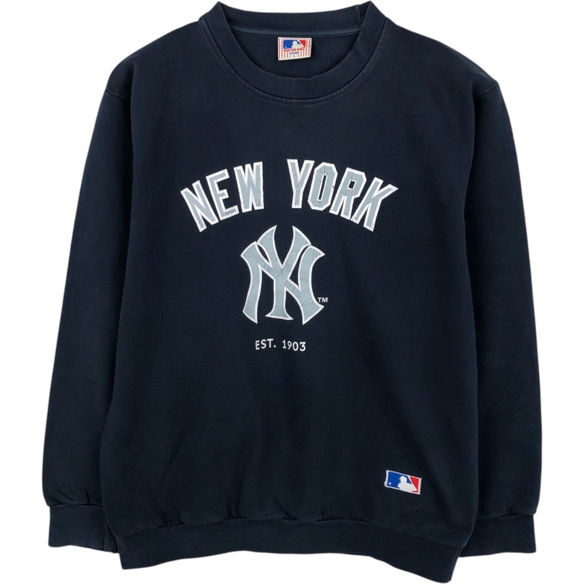 古着 MARCO SELINI MLB NEW YORK YANKEES ニューヨークヤンキース スウェットシャツ トレーナー メンズL相当/eaa630092 古着 MARCO SELINI MLB NEW YORK YANKEES ニューヨークヤンキース