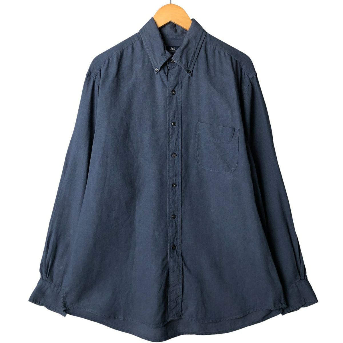 BrooksBrothers　ブルックスブラザーズ　未使用　BDシャツ　346 古着 ブルックスブラザーズ Brooks Brothers 346 長袖 リネン ボタン