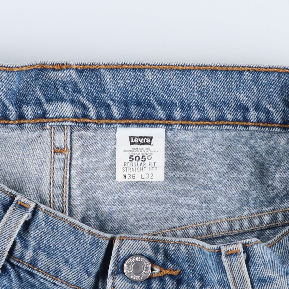 古着 90年代 リーバイス Levis 505-4891 REGULAR FIT STRAIGHT LEG