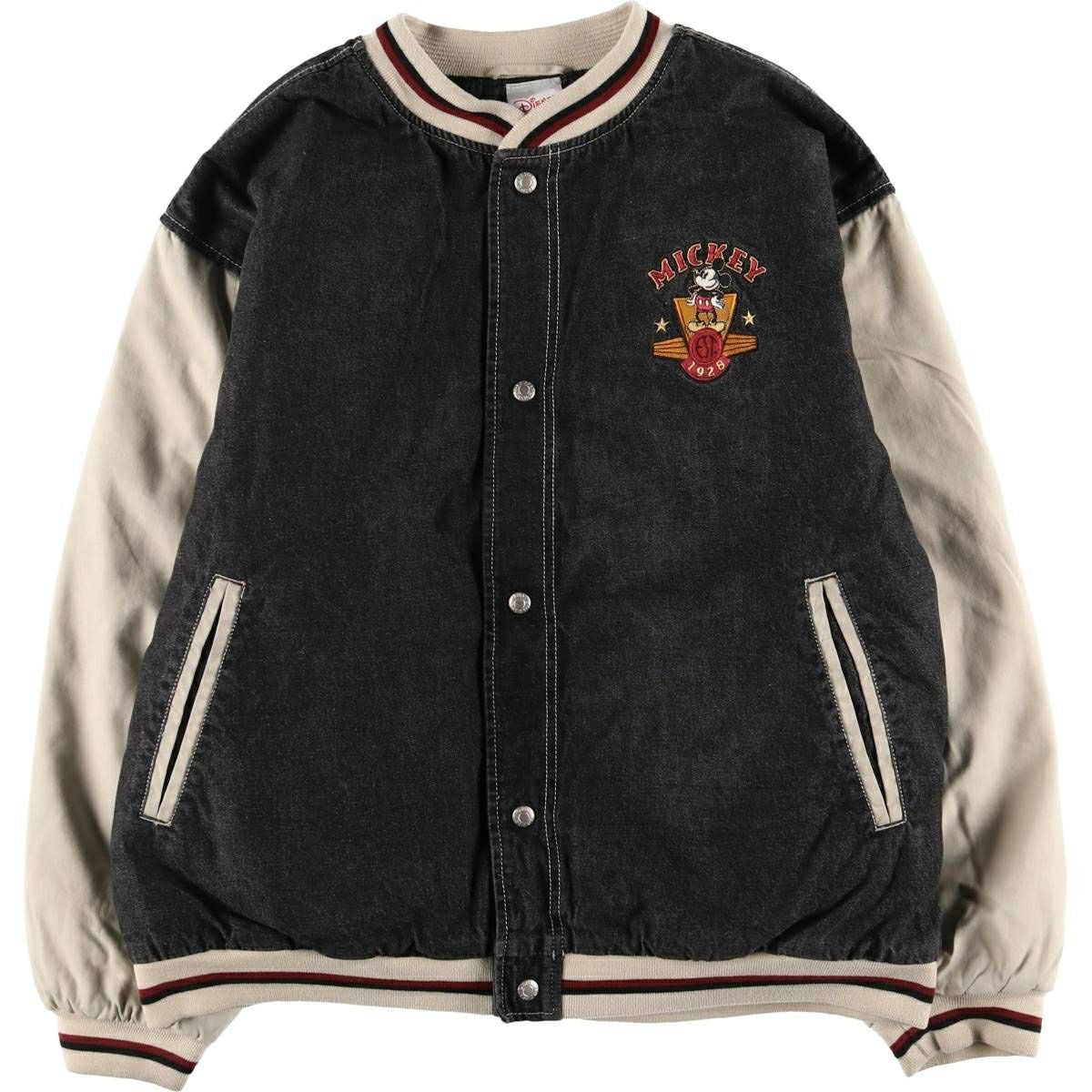 古着 Disney store MICKEY MOUSE ミッキーマウス 中綿入り デニム