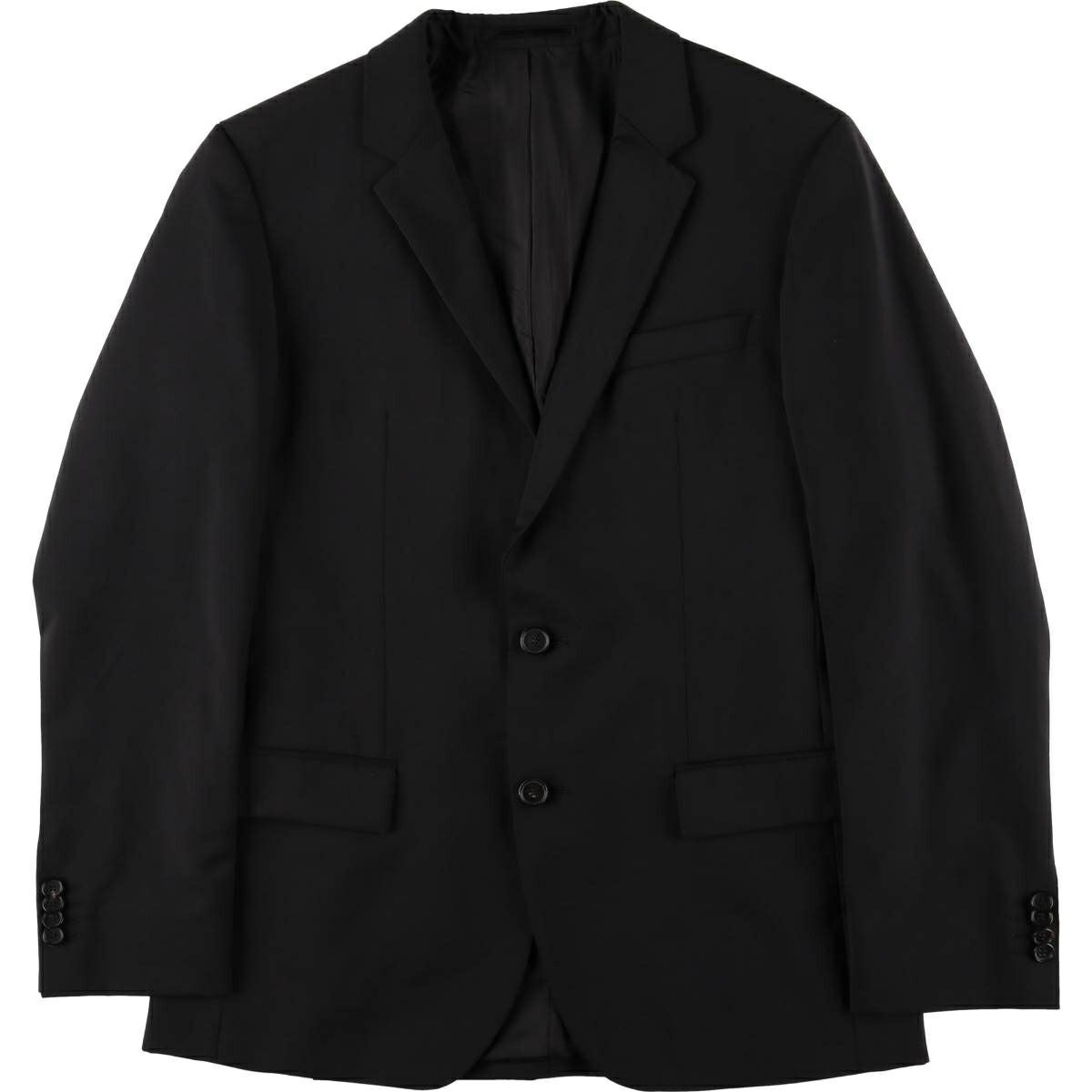 美品 HUGO BOSS ヒューゴ ボス テーラードジャケット M リネン混 古着 ヒューゴボス HUGO BOSS 千鳥格子柄 リネンテーラードジャケット