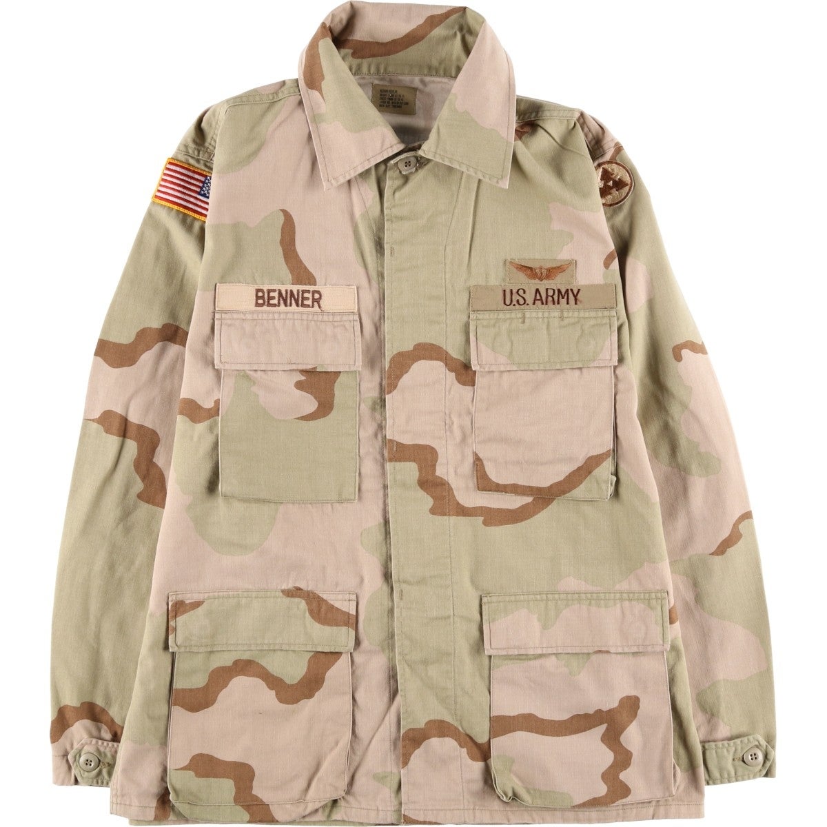 古着 90年代 米軍実品 迷彩柄 3C デザートカモ ケミカルプロテクティブ
