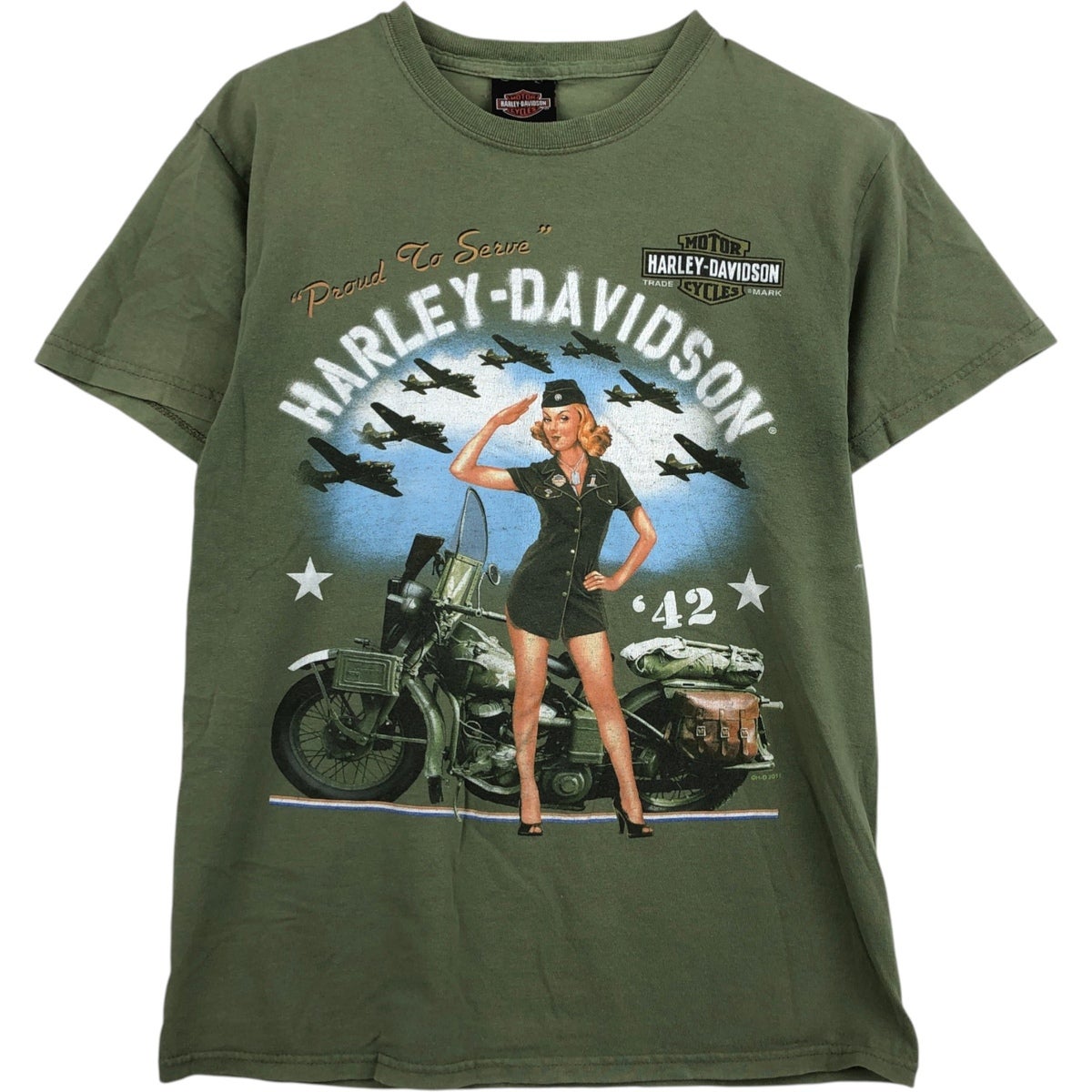 古着 ハーレーダビッドソン Harley-Davidson ピンナップガール
