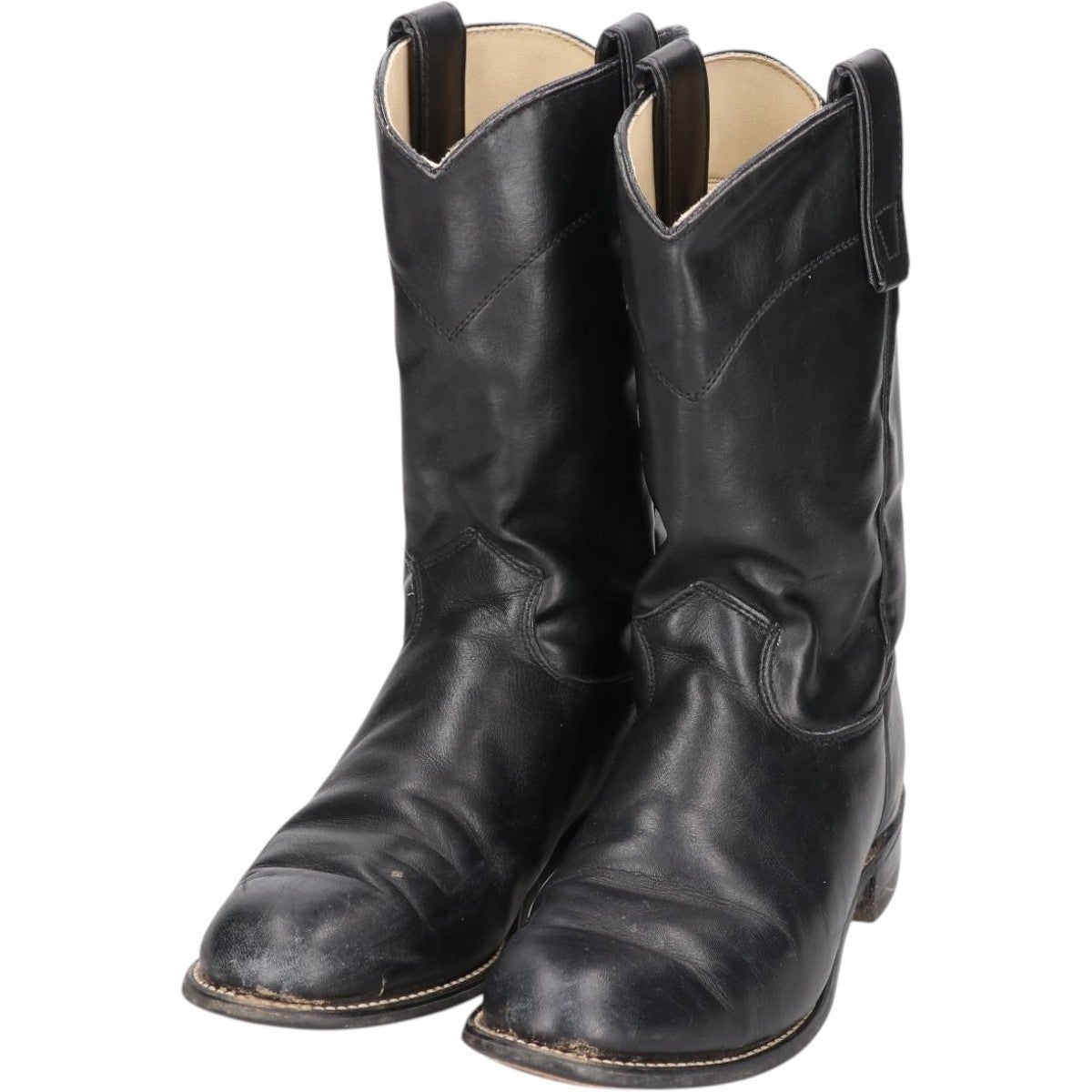 古着 ジャスティン JUSTIN ウエスタンブーツ USA製 8 1/2 C レディース