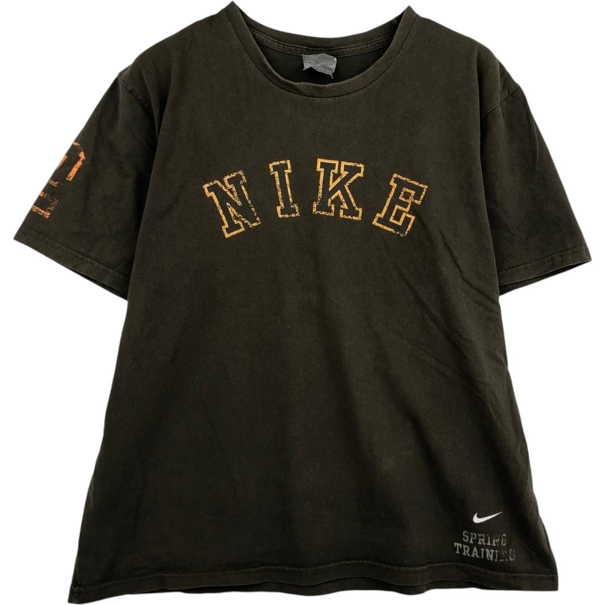 古着 00年代 ナイキ NIKE ロゴプリントTシャツ メンズXL相当