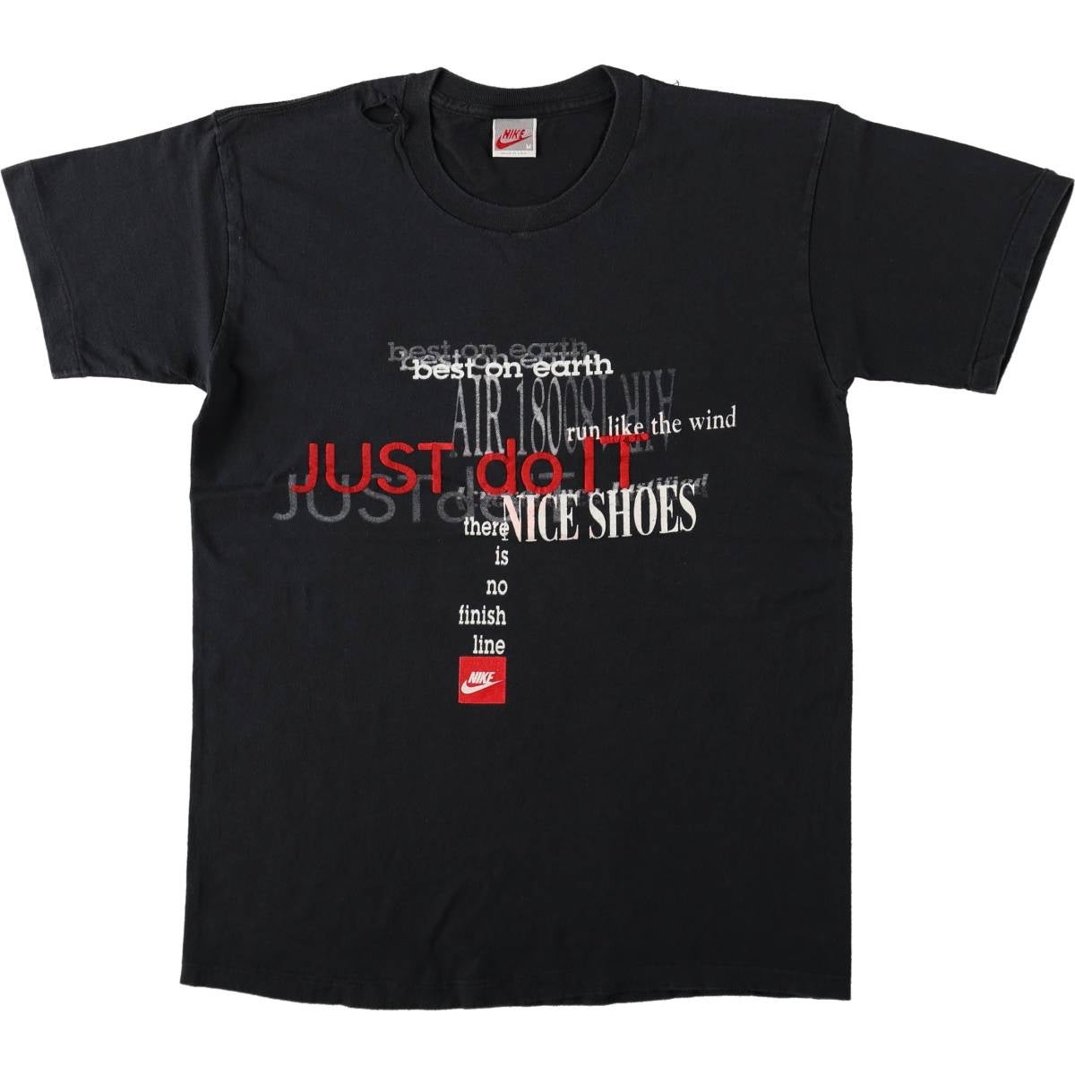 古着 90年代 ナイキ NIKE 銀タグ スポーツプリントTシャツ USA製