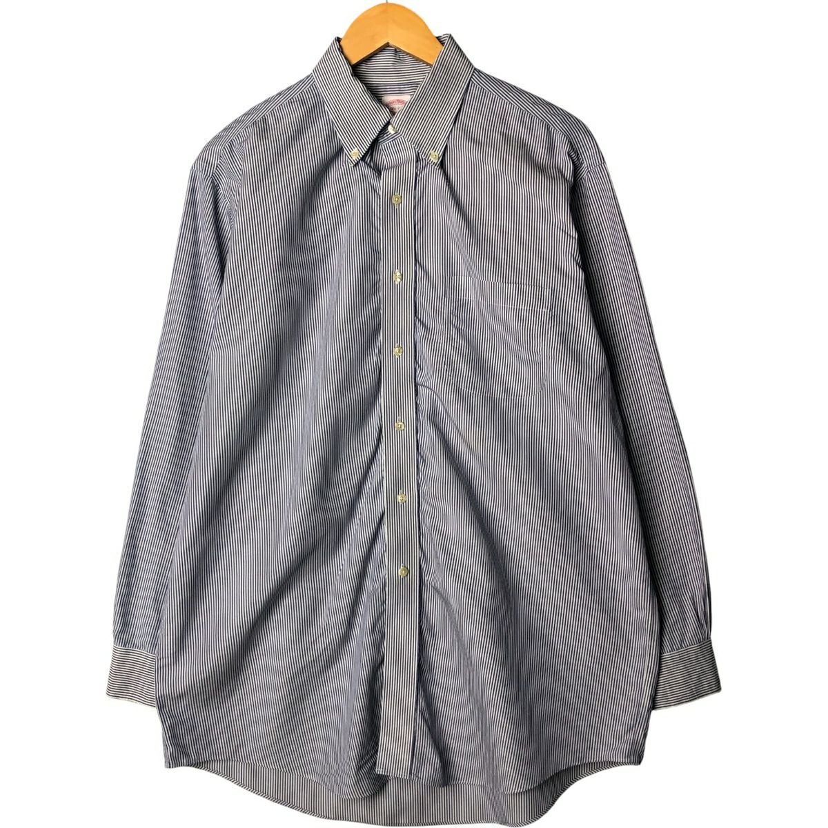 古着 ブルックスブラザーズ Brooks Brothers 346 長袖 ボタンダウンストライプシャツ メンズM相当 /eaa566047 古着 ブルックスブラザーズ Brooks Brothers 346 長袖 ボタンダウン