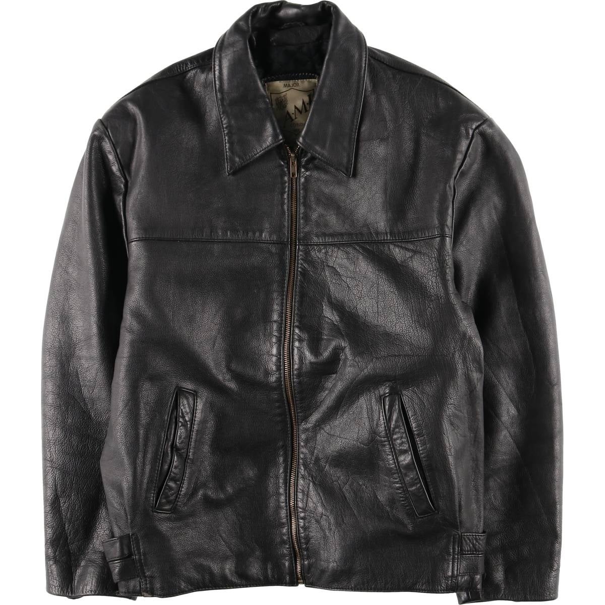 古着 MERONA 中綿入り レザーブルゾン メンズL相当/eaa625133 古着 MERONA 中綿入り レザーブルゾン メンズL相当 /eaa625133 【中古