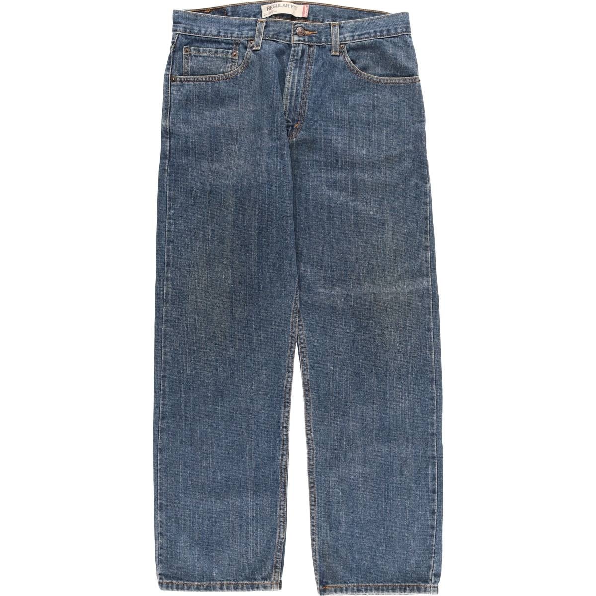 古着 00年代 リーバイス Levis 505 REGULAR FIT ブラックデニム