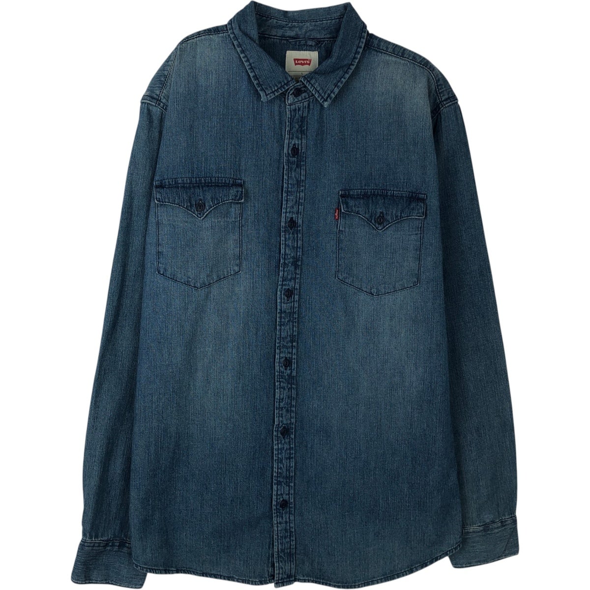 古着 リーバイス Levis STANDARD FIT 長袖 デニム ウエスタンシャツ