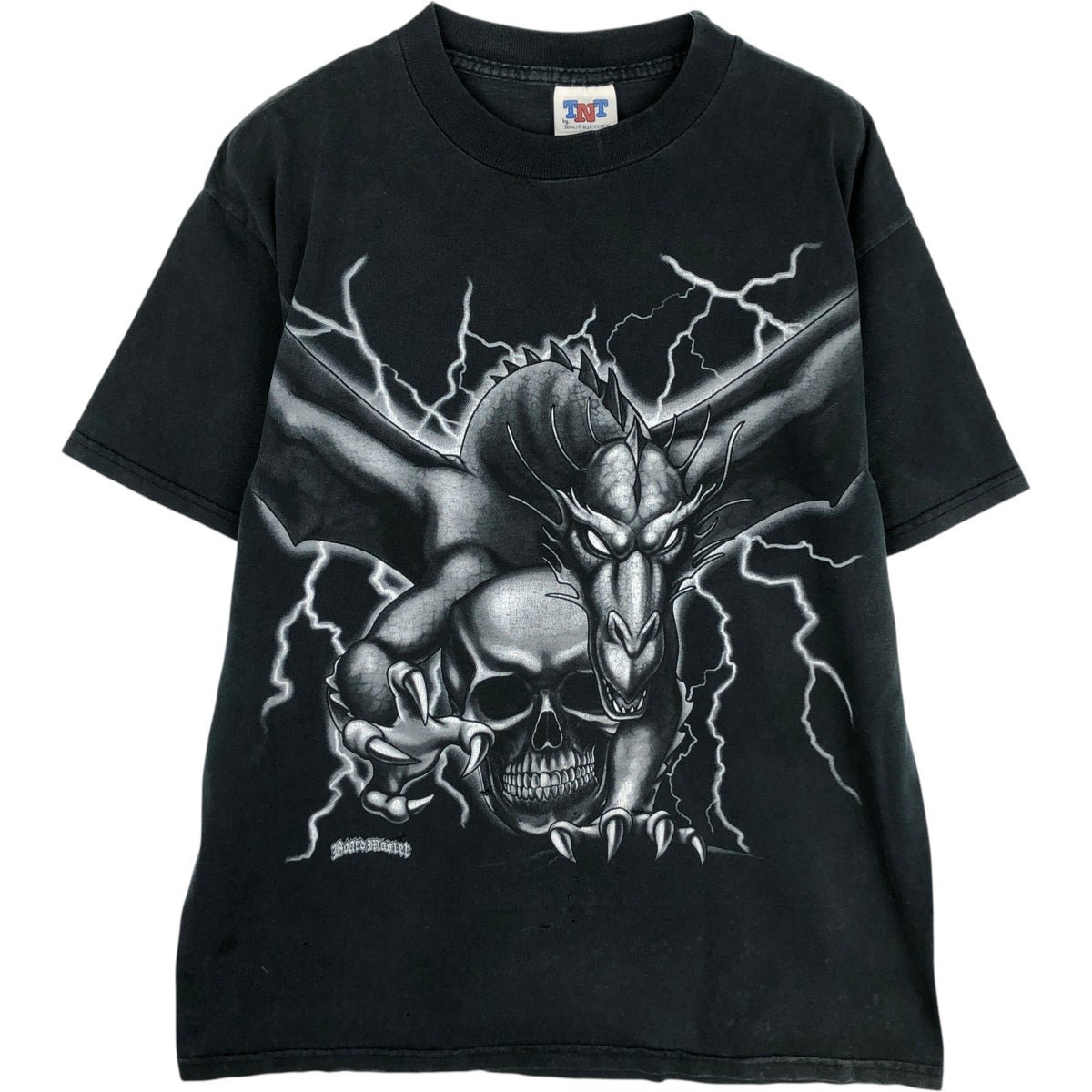古着 90年代 TRAU&LOEVNER TNT ドクロ柄 スカル柄 龍柄 ドラゴン柄
