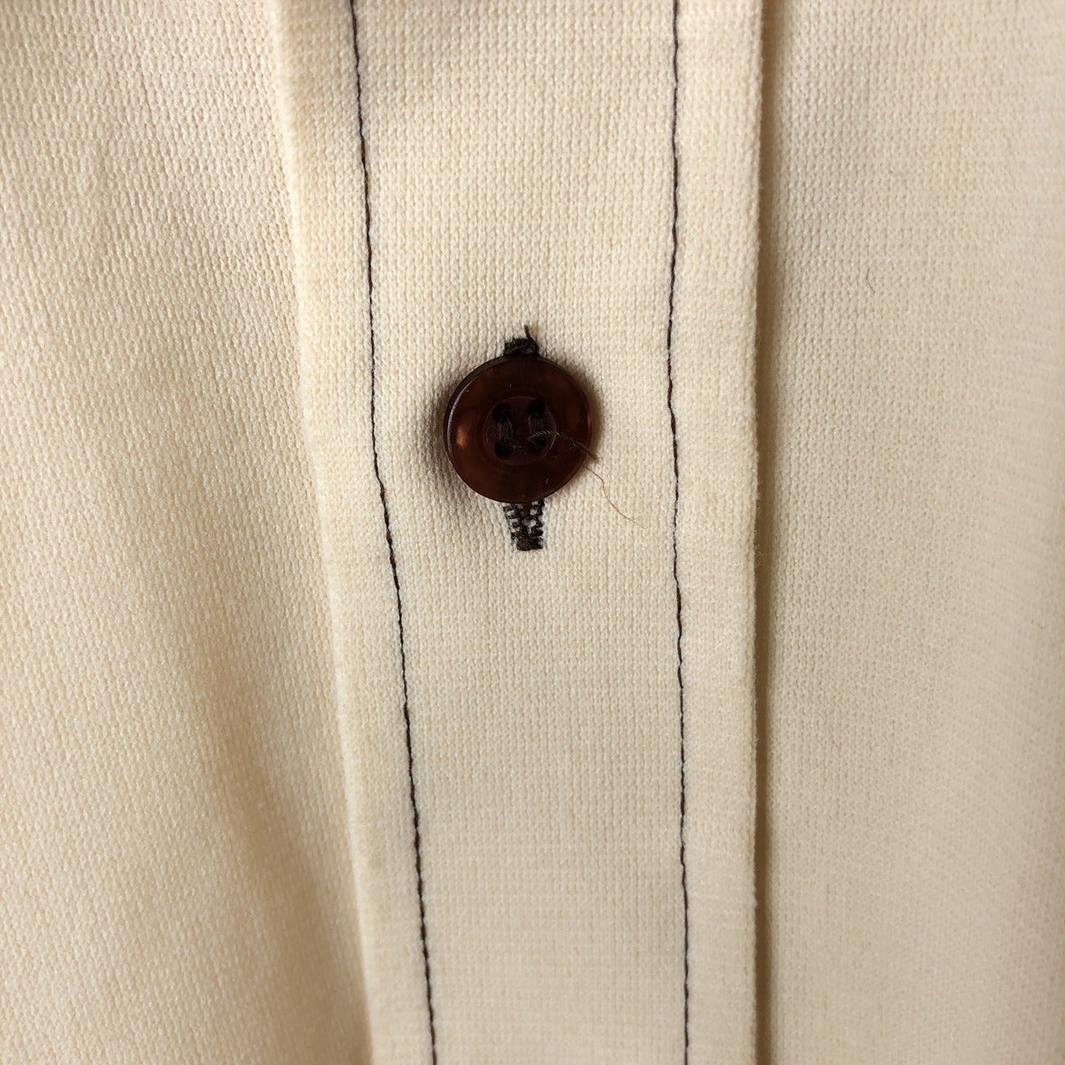 古着 70年代 シアーズ Sears The Mens Store 長袖 ポリシャツ メンズL