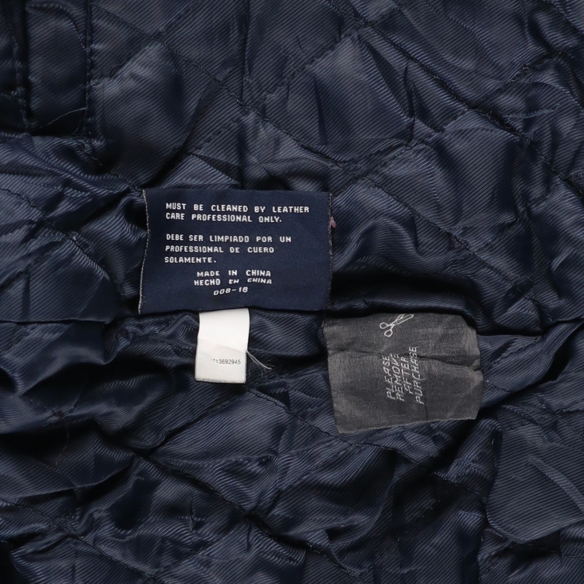 古着 ドッカーズ DOCKERS スイングトップタイプ 中綿入り レザー