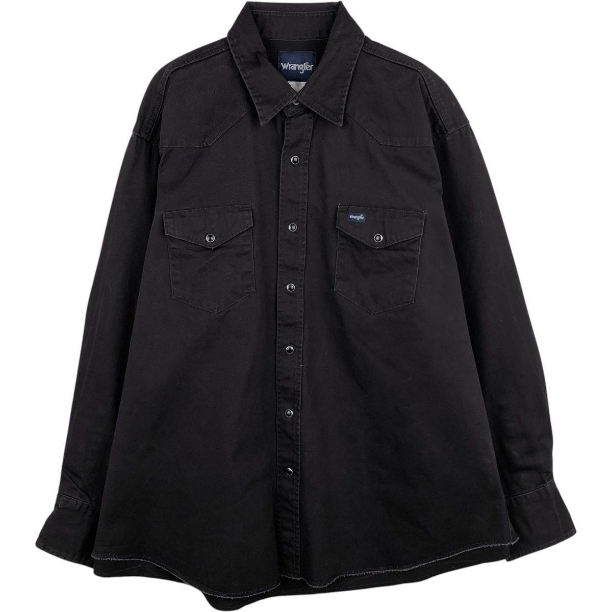 古着 80～90年代 ラングラー Wrangler 長袖 ウエスタンシャツ メンズ