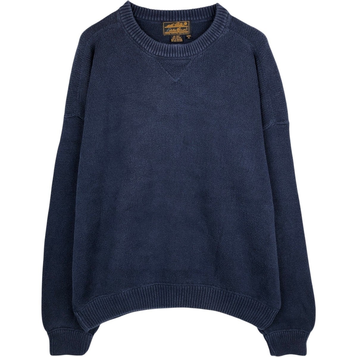 古着 80～90年代 エディーバウアー Eddie Bauer 黒タグ コットンニット