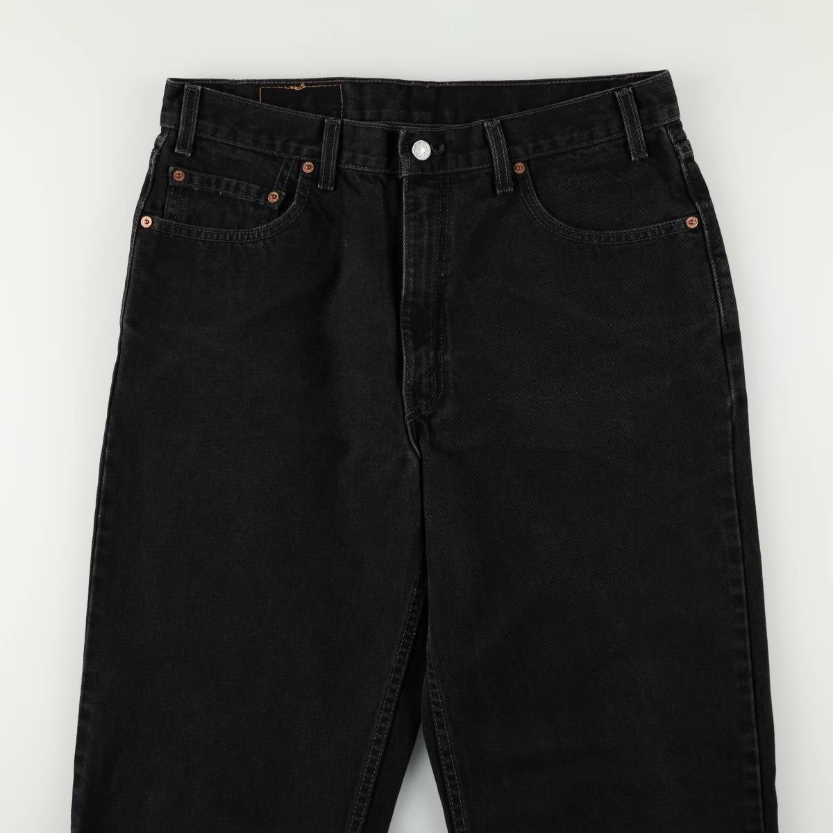 古着 90年代 リーバイス Levis 550 RELAXED FIT ブラックデニム