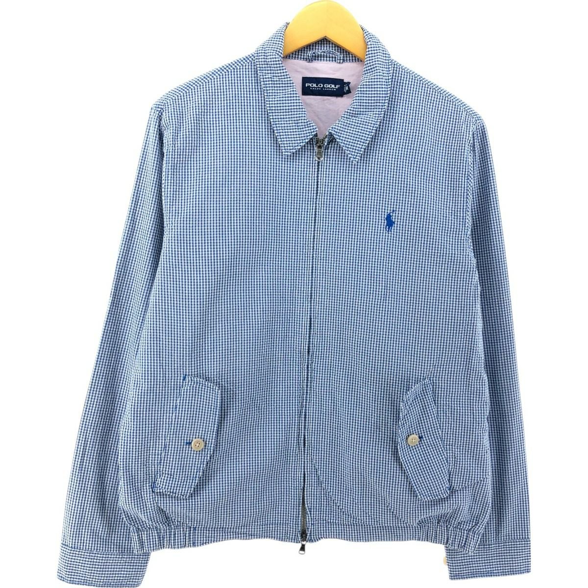 古着 ラルフローレン Ralph Lauren POLO GOLF ポロゴルフ ギンガム