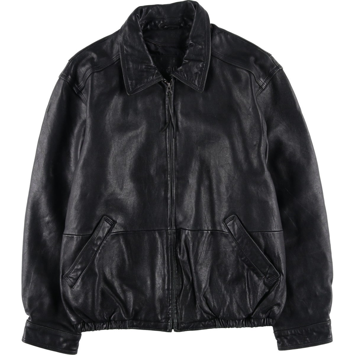 Columbia レザージャケット レザーブルゾン 古着 コロンビア Columbia スイングトップタイプ レザーブルゾン