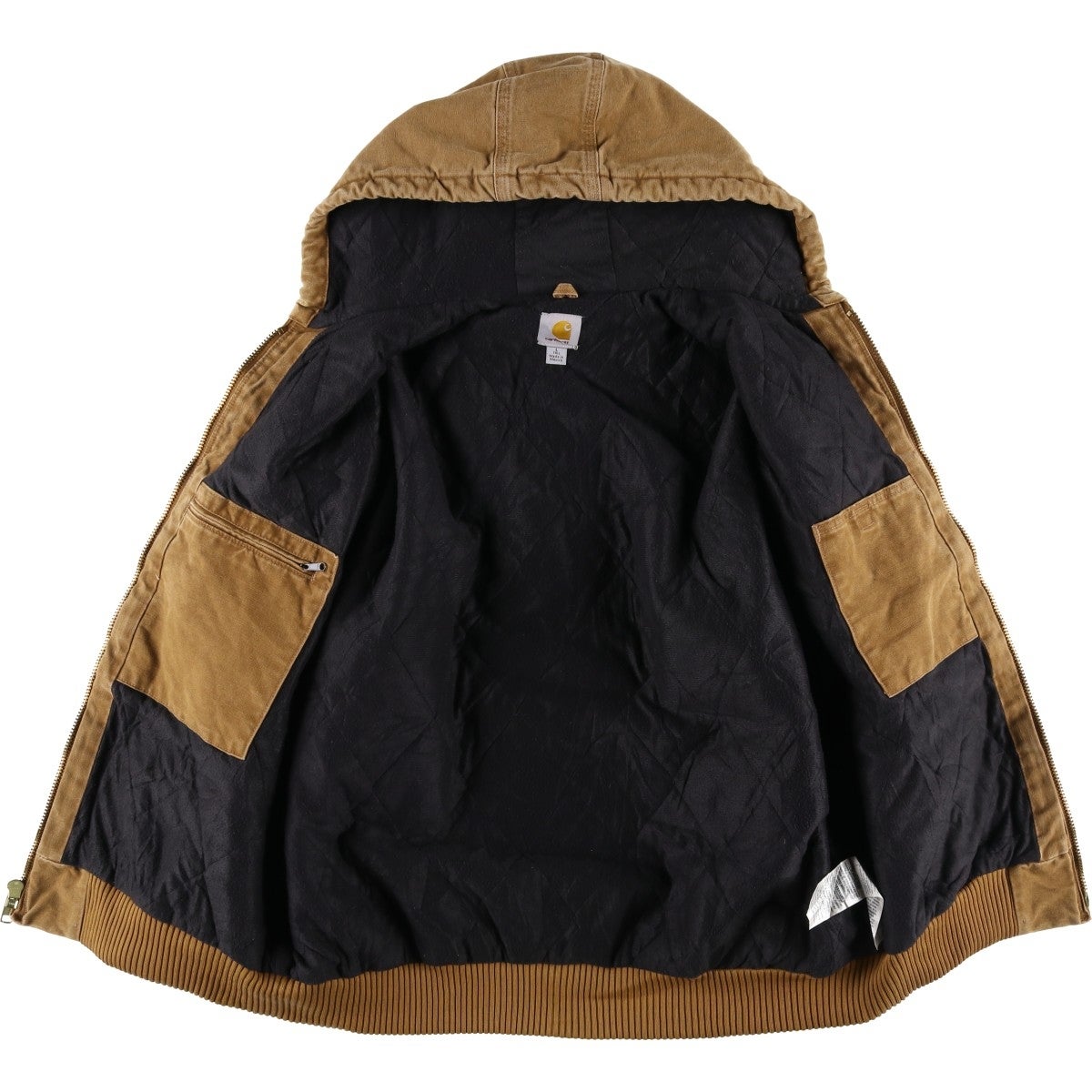 古着 カーハート Carhartt アクティブジャケット 中綿入り ダック
