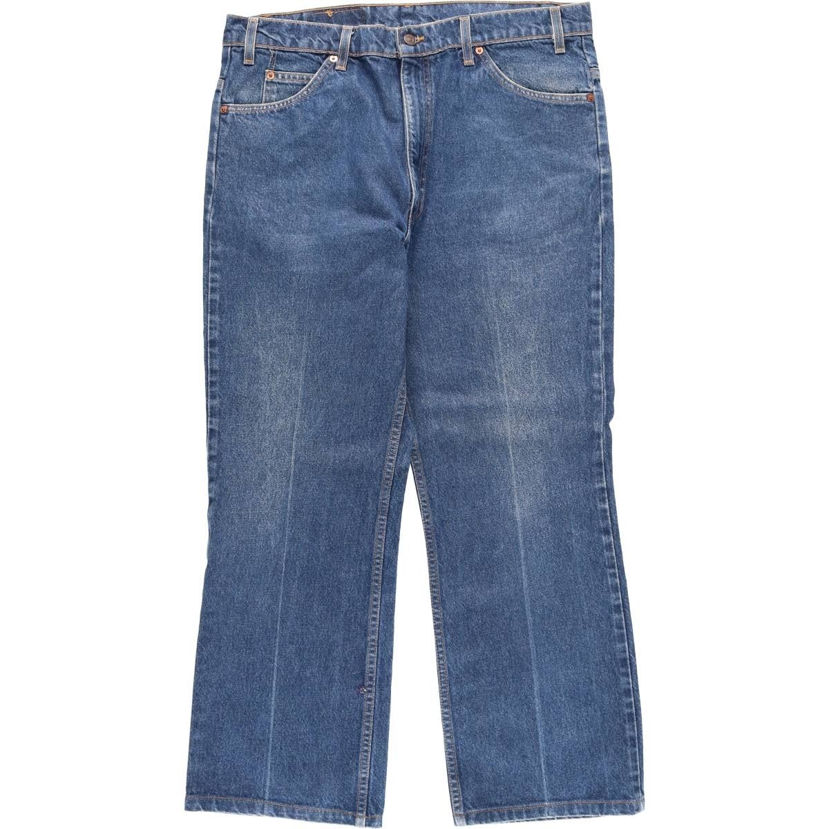 古着 90年代 リーバイス Levis 517 ブーツカットデニムパンツ オレンジ