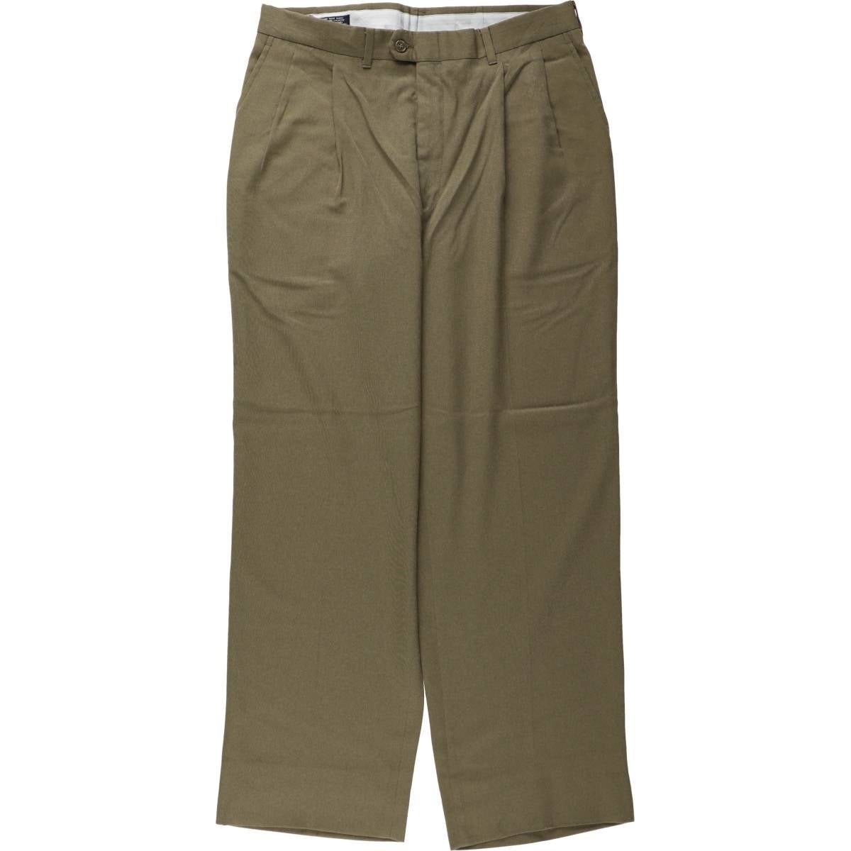 古着 KUPPENHEIMER ツータック スラックスパンツ メンズw33相当