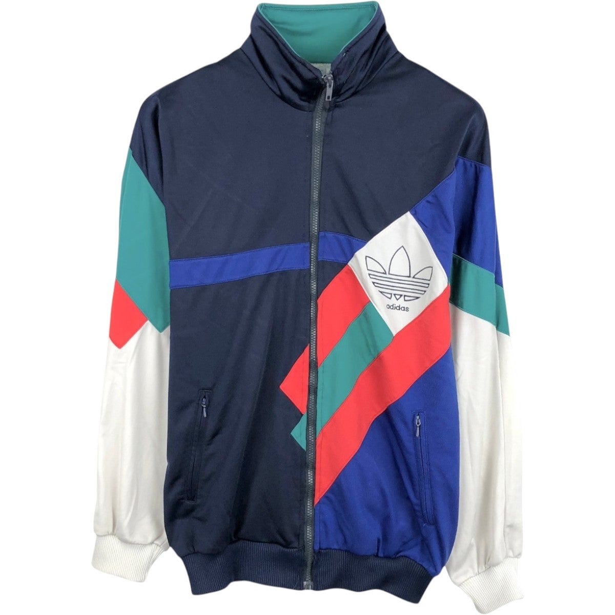アディダス ジャージ トラックジャケット 00s M ATP型 トレフォイル 古着 70～80年代 アディダス adidas ATP トレフォイルロゴ ジャージ