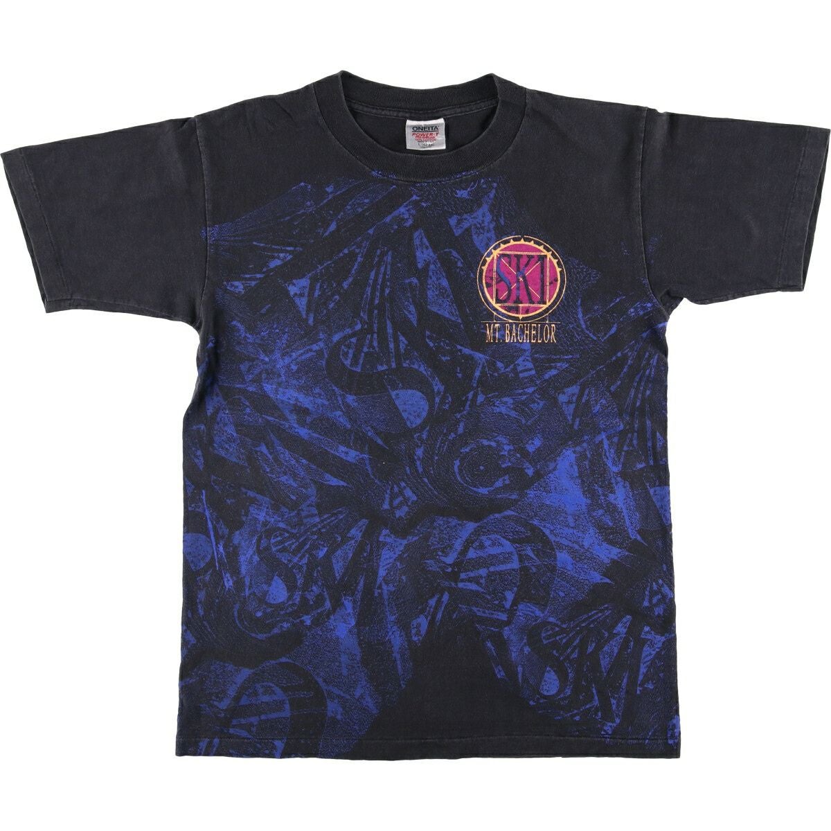 古着 90年代 オニータ ONEITA POWER-T 大判プリント プリントTシャツ