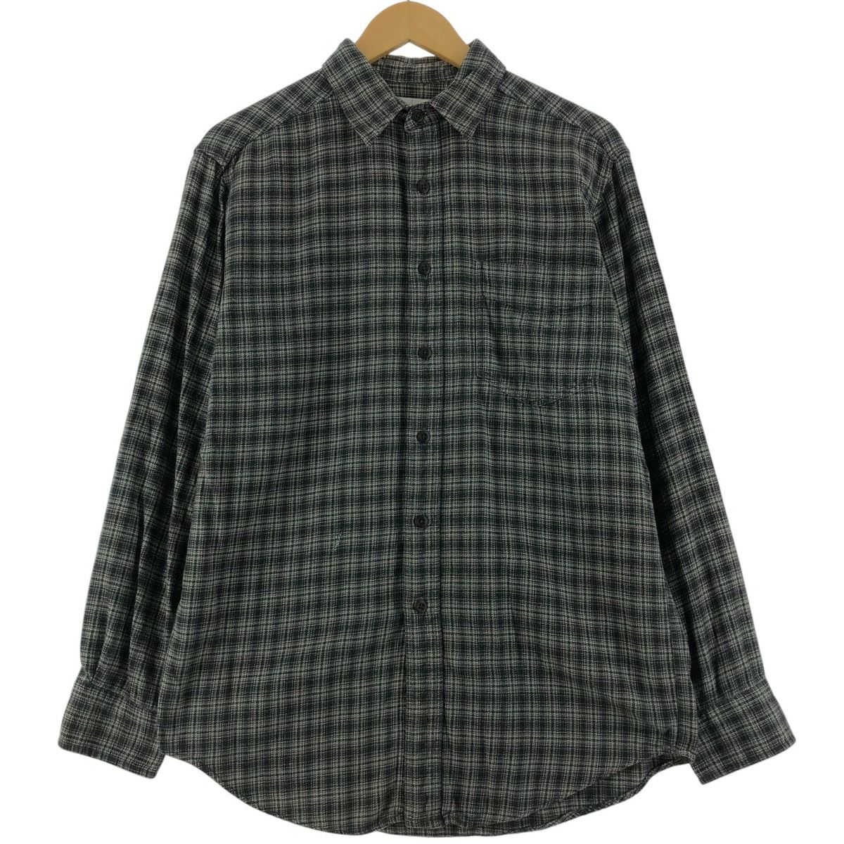 古着 90年代 ジェイクルー J.Crew 長袖 ライトネルチェックシャツ