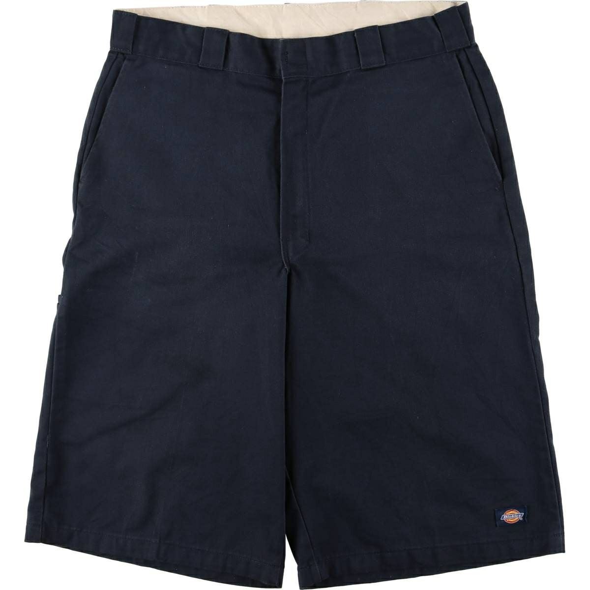古着 ディッキーズ Dickies ブラックデニムショーツ ハーフパンツ