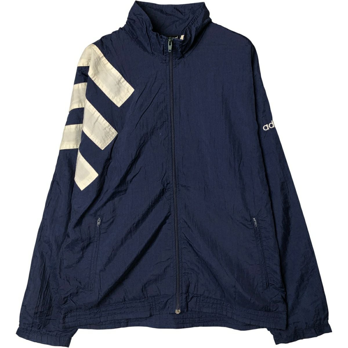 古着 00年代 アディダス adidas ナイロンジャケット メンズXL相当