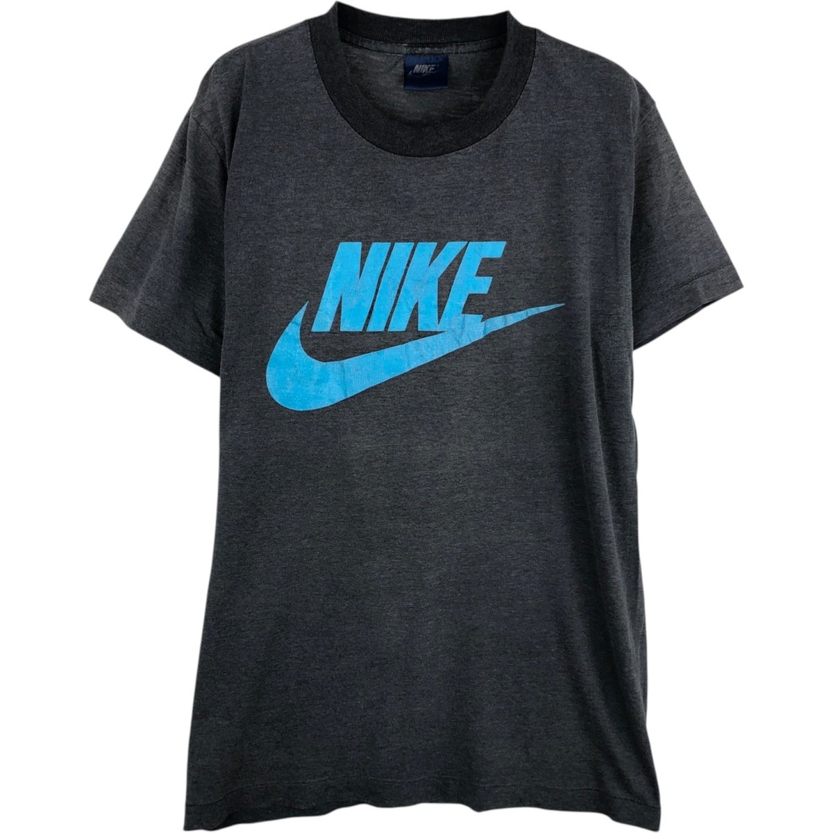 古着 80年代 ナイキ NIKE 紺タグ ロゴプリントTシャツ メンズXL相当