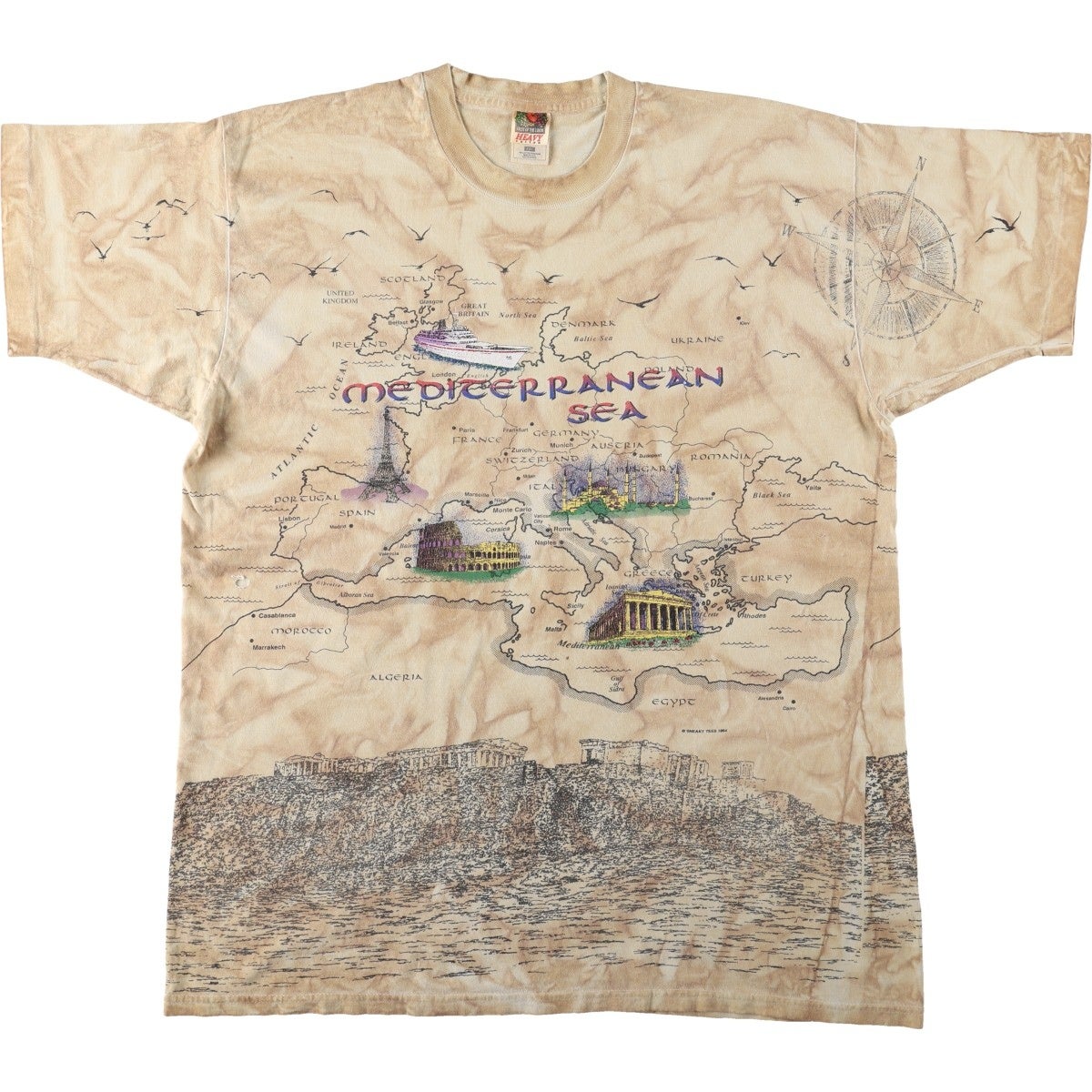 古着 90年代 フルーツオブザルーム FRUIT OF THE LOOM HEAVY cotton